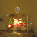 Neue dekorative LED-Weihnachtslichter, Santa Claus Rentier Fenster Display geformte Lichter für das Festival