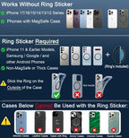 Support de téléphone magnétique K007｜Rotation sur trois axes pour un réglage libre｜Un choix pratique pour plusieurs scénarios.