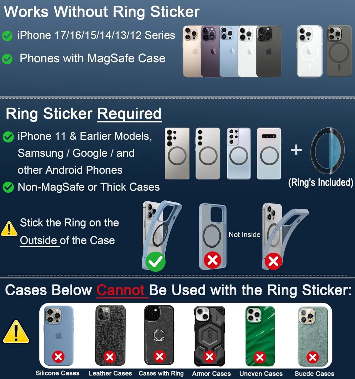 Support de téléphone magnétique K007｜Rotation sur trois axes pour un réglage libre｜Un choix pratique pour plusieurs scénarios.