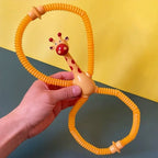 Kinder Saugnapf Spielzeug Pop Tubes Stress Relief Teleskop Giraffe Hand Spielzeug Sensorischen Faltenbalg Spielzeug Anti-stress Squeeze Spielzeug geschenk