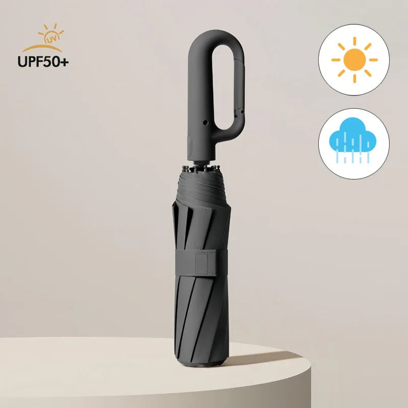 Vollautomatischer Faltbarer Regenschirm – 10 Speichen, UV-Schutz, Windfest, Ø106cm | Damen & Herren | 5 Farben