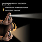 LOOPSK09-LOOPDOT LOOP Multifunktionale Mini-EDC-Taschenlampe, tragbare Handbeleuchtung, Taschenlampe für Outdoor-Sport, Camping, Höhlenforschung