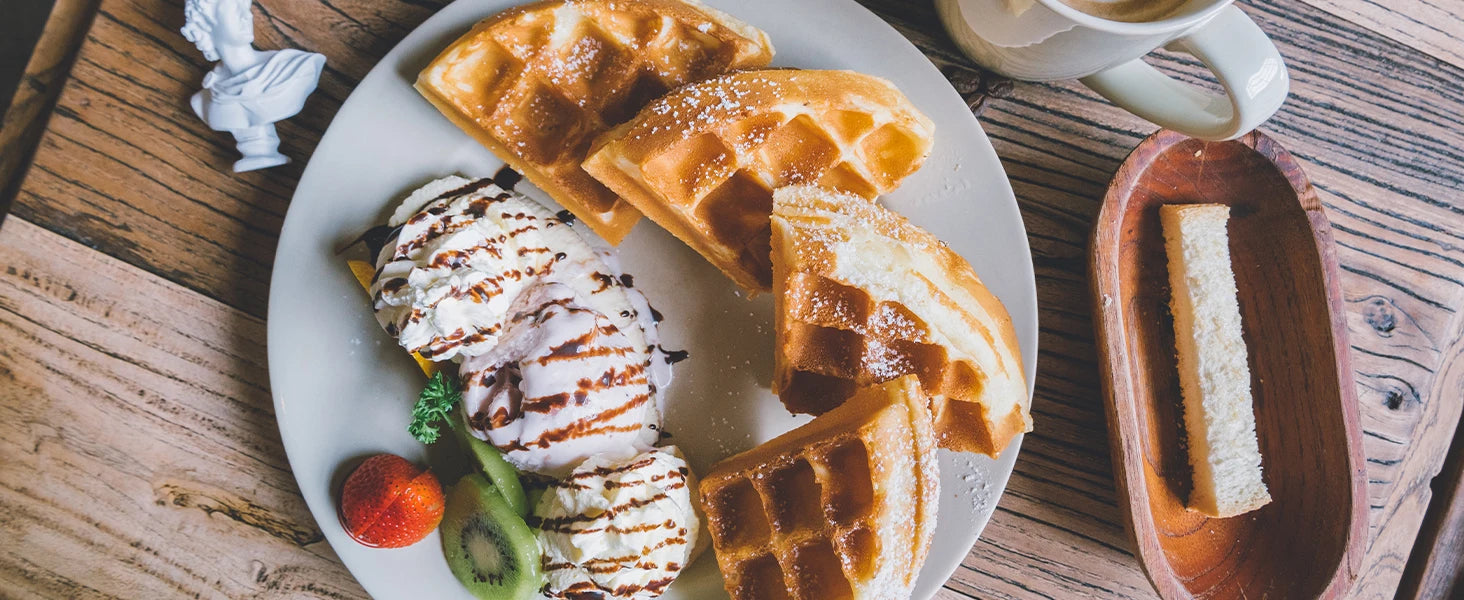 OMESER Küche Edelstahl Zwei Scheiben Toaster Touchscreen Hause Automatische Brot Toaster Frühstück Maschine 6 Bräunungsstufen