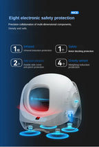 CATLINK Selbstreinigende Katzentoilette, automatische Toilette für Katzen, großer geschlossener Sandkasten, Katzenhaustier, intelligente Artikel, Arenero Gato Cerrado Katzentoilette