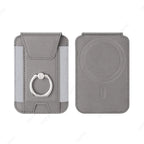 Magsafe-Kartenhalter mit Klappenabdeckung, magnetischer Telefonringständer, PU-Leder, Kartenhalter, Handyhülle für iPhone 13, 14, 15, 16 Pro