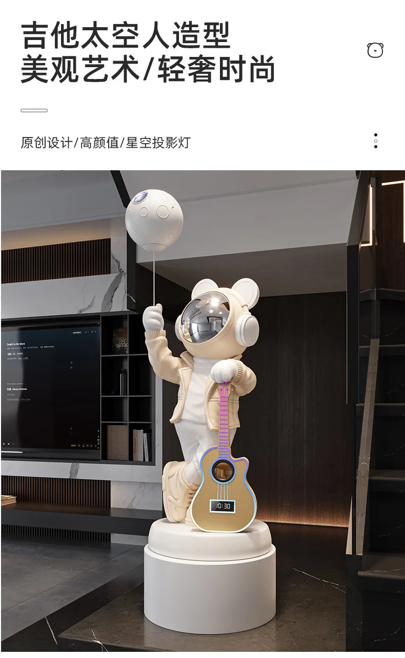 Astronaut Astronaut Bluetooth Audio Stern Licht Wohnzimmer Boden Ornament TV Schrank Boden Home Dekoration