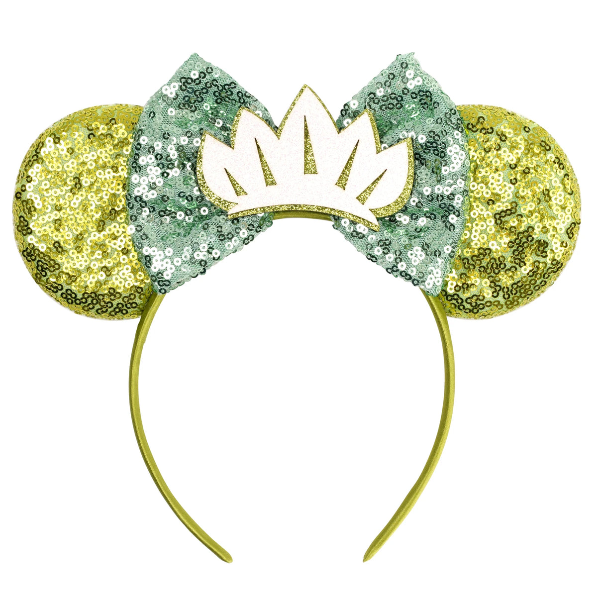 Prinzessin Haarreif mit Pailletten-Bogen – Disney-Motive, Halloween & Party | Damen & Kinder