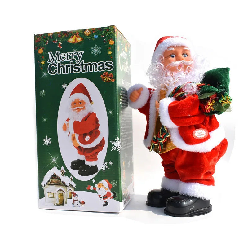 Elektrische Santa Claus Weihnachten Dekoration Klettern Leitern Klettern Perlen Klettern Kamin Weihnachten Geschenk Dekoration Hause Ornament
