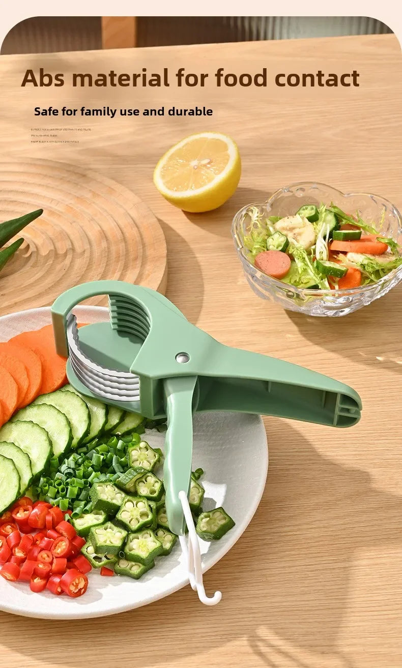 Tragbarer, multifunktionaler Obst- und Gemüseschneider