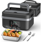 Elektrische Lunchbox mit Akku – 16.000 mAh, kabellos & selbstheizend