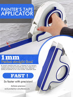 Maler-Klebebandabroller, Kantenschloss-Abdeckband-Applikator für präzises Malen, Weihnachts-DIY-Dekor auf Fenster, Türrahmen, Heimwerkzeug