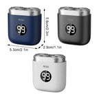 Präzisionsrasierer für Männer, tragbarer Elektrorasierer für schnelle Ergebnisse, Achselhaare, Mini-Elektrorasierer, grau