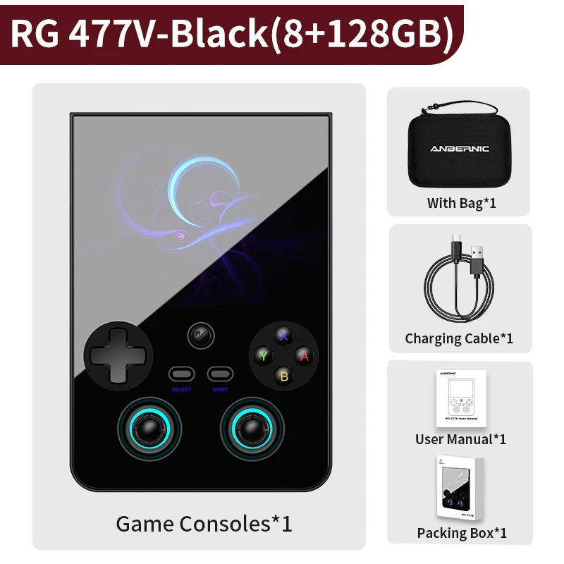 Anbernic RG477V Retro-Handheld-Konsole – Android 14, 4,7" 120Hz, Dimensity 8300, 5500mAh