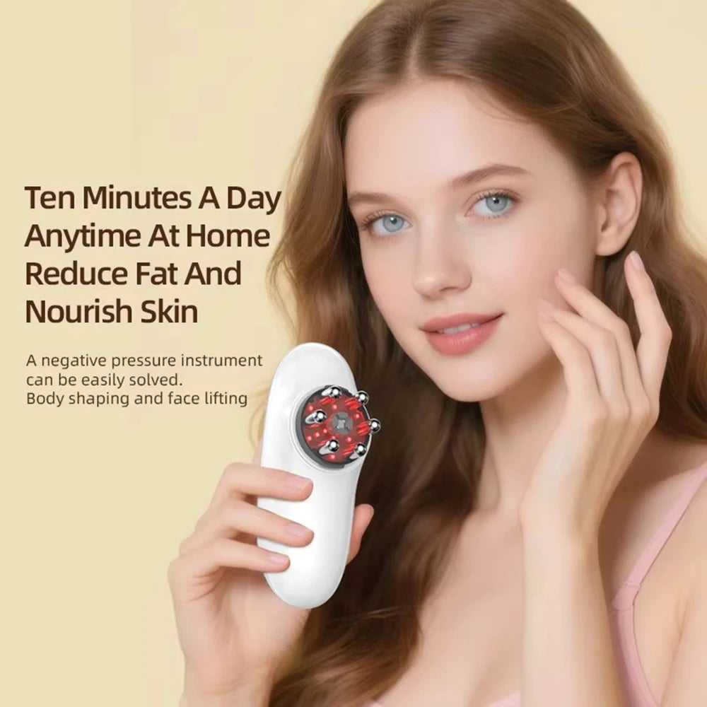 NEUES 2-in-1 elektrisches Cellulite-Massagegerät, Körperformungsgerät für Bein, Bauch, Taille, Arm, Mikrostrom-Gesichtsgerät für die Hautpflege