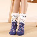 Weihnachten Elch Bodensocken Weihnachten Winter Fleece Schlafteppich Socken Frohe Weihnachten Geschenk Feliz Navidad Frohes Neues Jahr 2026