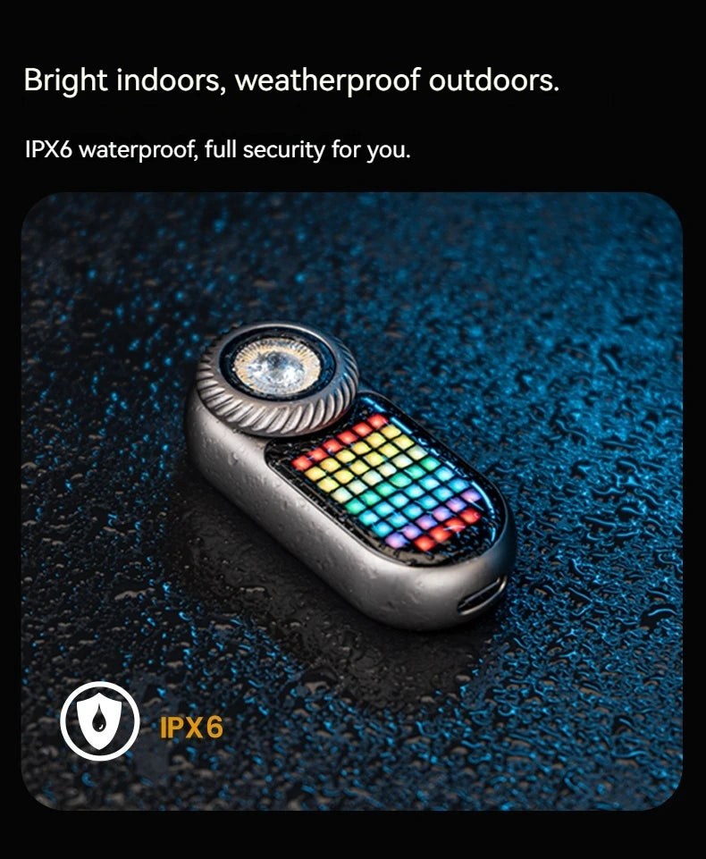 LOOPSK09-LOOPDOT LOOP Multifunktionale Mini-EDC-Taschenlampe, tragbare Handbeleuchtung, Taschenlampe für Outdoor-Sport, Camping, Höhlenforschung