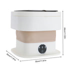 10L tragbare faltbare Waschmaschine Mini-Waschmaschine geeignet für Familien, Wohnungen, Schlafsäle und Wohnmobile