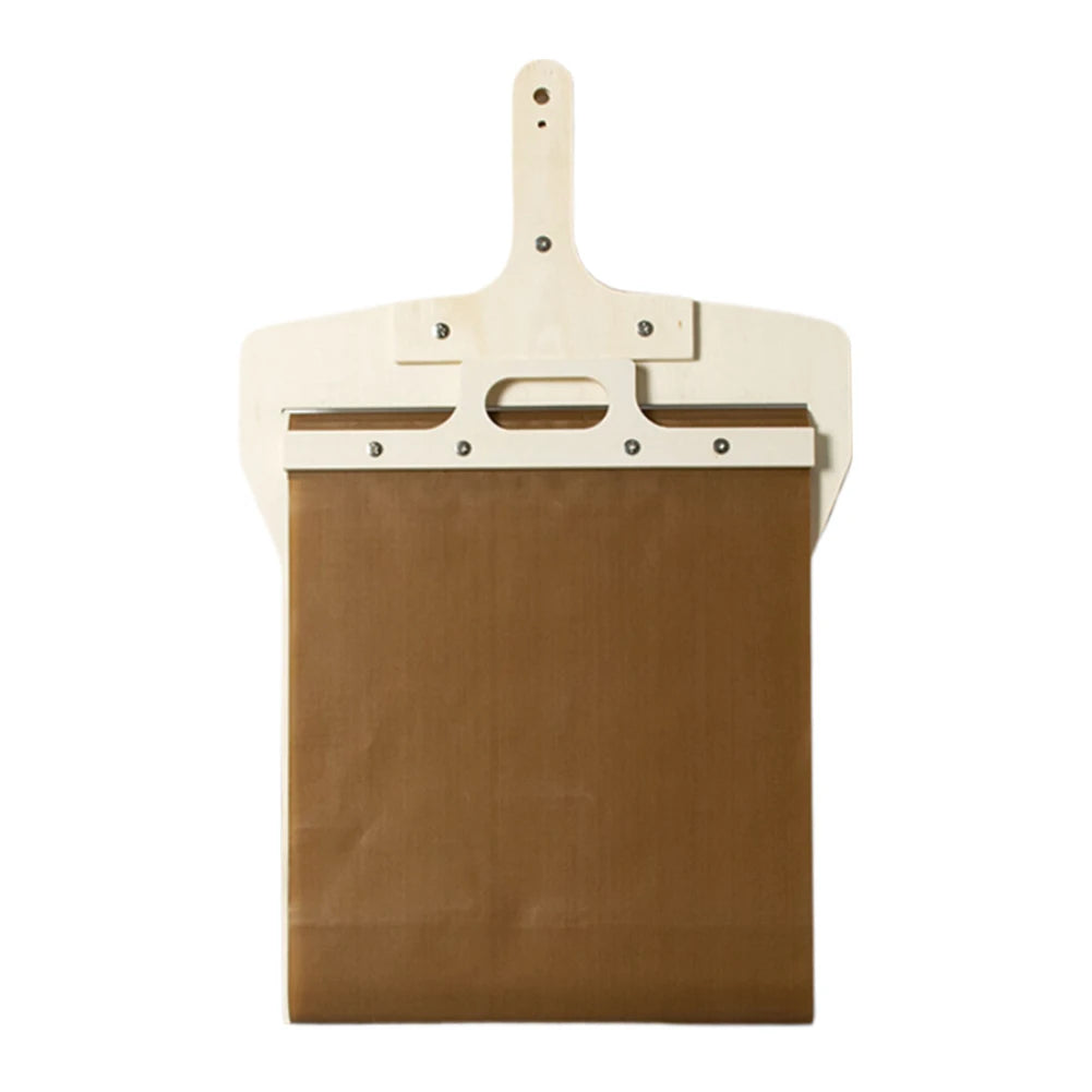 Schiebepizza, Peel Pizza, Schiebespaten, Antihaft-Holz Pizzaspaten, Paddel Multifunktion mit Griff zum Pizza backen