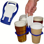 Faltbares Getränketablett – Doppelter Halter für Kaffee, Soda & Bier