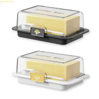 Neues Buttergericht mit Deckelbutter Dividing Storage Box Container Küche Aufbewahrungsdichtung Butter Splittbox Käse Kader Box