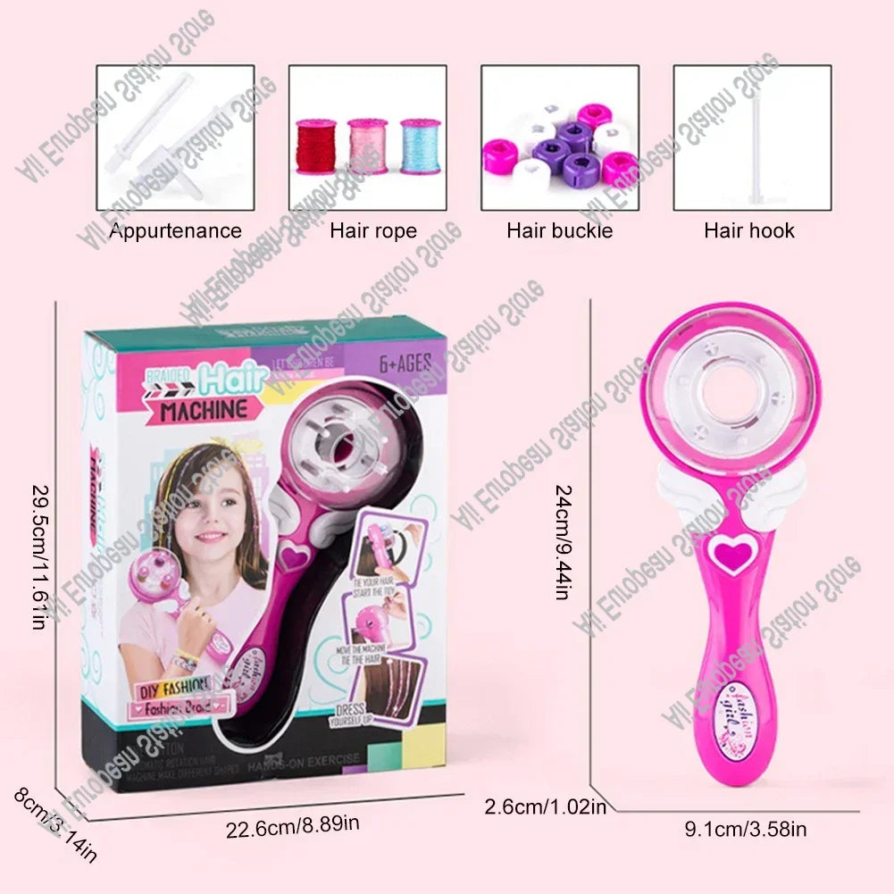 Kinder Mädchen Automatische Haar Flechter Elektrische Flechten Frisur Werkzeug Twist Gestrickte Maschine Geschenk Spielzeug Haar Styling Werkzeuge