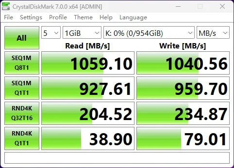 ORICO 1 TB externe SSD bis zu 1050 MB/s Design zum Aufhängen, tragbares Solid-State-Laufwerk, PSSD für Tablets, Laptops, C10