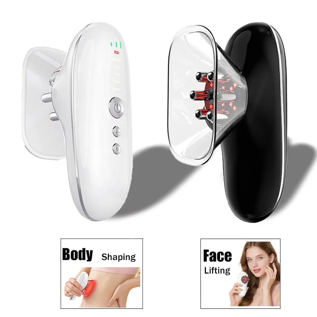 NEUES 2-in-1 elektrisches Cellulite-Massagegerät, Körperformungsgerät für Bein, Bauch, Taille, Arm, Mikrostrom-Gesichtsgerät für die Hautpflege