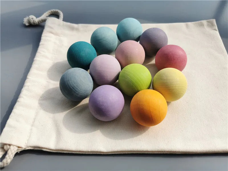 Hochwertige Regenbogen-Musik, klingende Bäume, Holzblütenblätter, Montage und Marmor-Lauf-Bälle, die Kinder-Lernspielzeug verfolgen