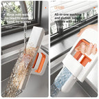 Mini-Schwammmopp, handfreies Waschen, tragbarer Mini-Mopp mit super saugfähigem Mopp für die Reinigung von Schreibtischböden, Badezimmern, Küchen, Glas und Autos