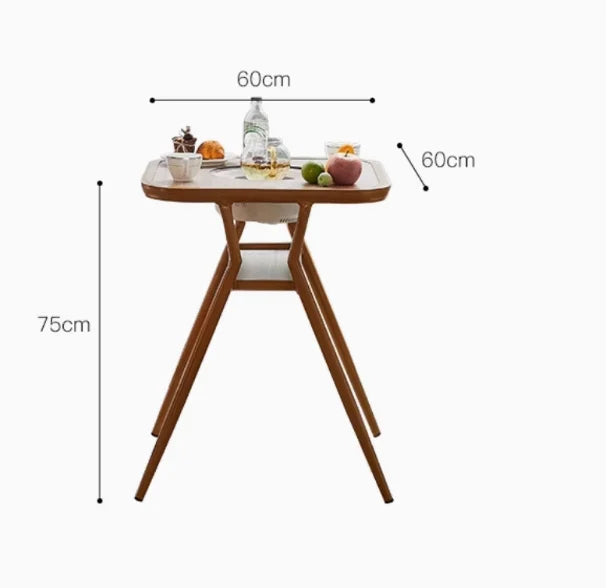Ofenherstellung von Tee, Balkon, dreiteiliges Set aus Tischen und Stühlen, kleiner multifunktionaler elektrischer Keramikherd, Grillen-Esszimmer