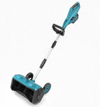 Gisam Akku-Schneepflug, bürstenlos, 33 cm Arbeitsbreite, kabellos, für Straßen und Höfe, kompatibel mit Makita 18V Akkus