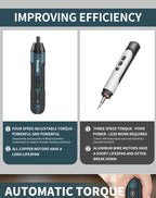 Akku-Elektroschrauber von Makita, 1300 mAh, wiederaufladbar, verstellbarer Bohrer, multifunktionales Demontage- und Wartungswerkzeug, USB