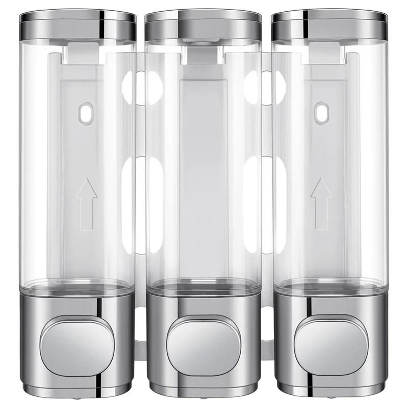 AS94-3-in-1-Raum-Wandmontage-Badezimmer-Duschpumpenspender und Organizer – kann für Shampoo, Klimaanlage, wiederverwendbar, langlebig verwendet werden