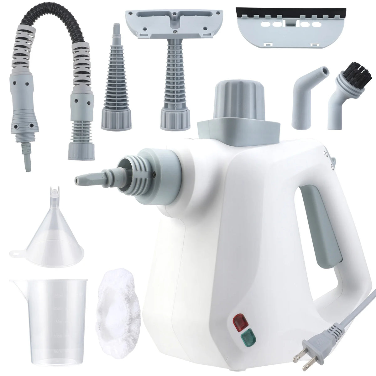 SUSWEETLIFE CG1982 Handdampfreiniger 1050W – 3 Bar, 30 Sek. Aufheizzeit, Multifunktional | CE | EU, UK & AU