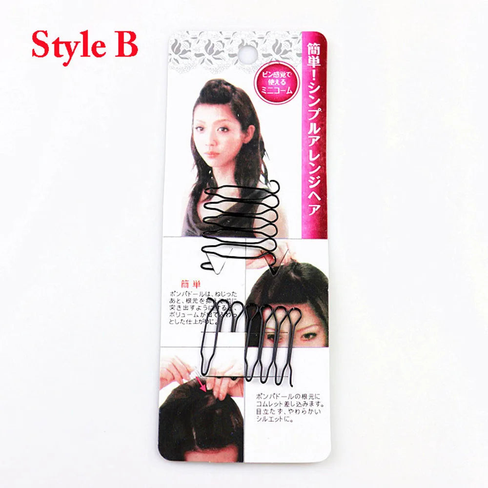 Haar-Finishing-Clip U-förmig – Ganztags-Halt, Unsichtbar, Biegsam | Legierung | 5 Stile & 2 Sets