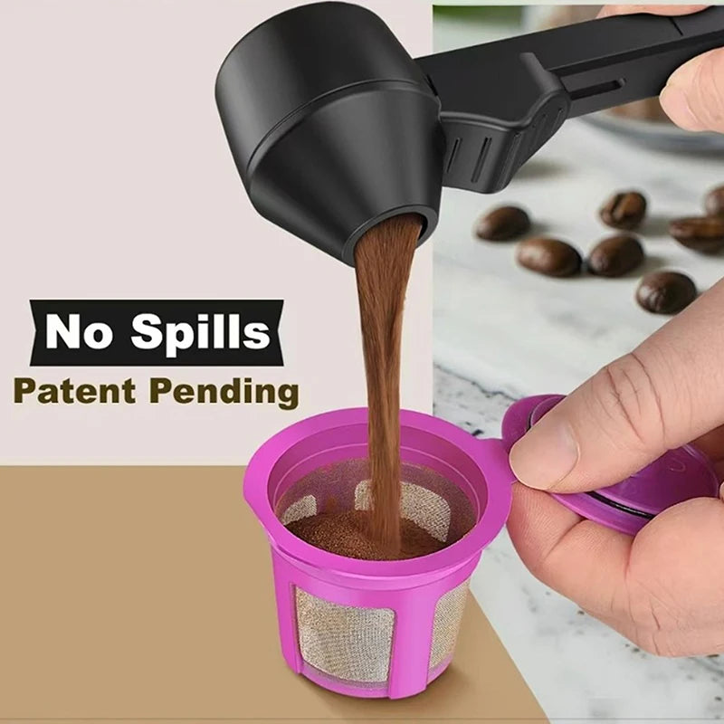 Kaffeemesslöffel mit ergonomischem Griff – aus robustem, lebensmittelechtem Kunststoff, ideal für präzise Kaffeeportionen, Zubehör für die Kaffeebar