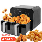 6L/9L Elektrische Luftfritteuse EU Stecker 1500/2400W Smart Multi-funktion Heißer Konvektion Ofen Fritteuse ohne Öl