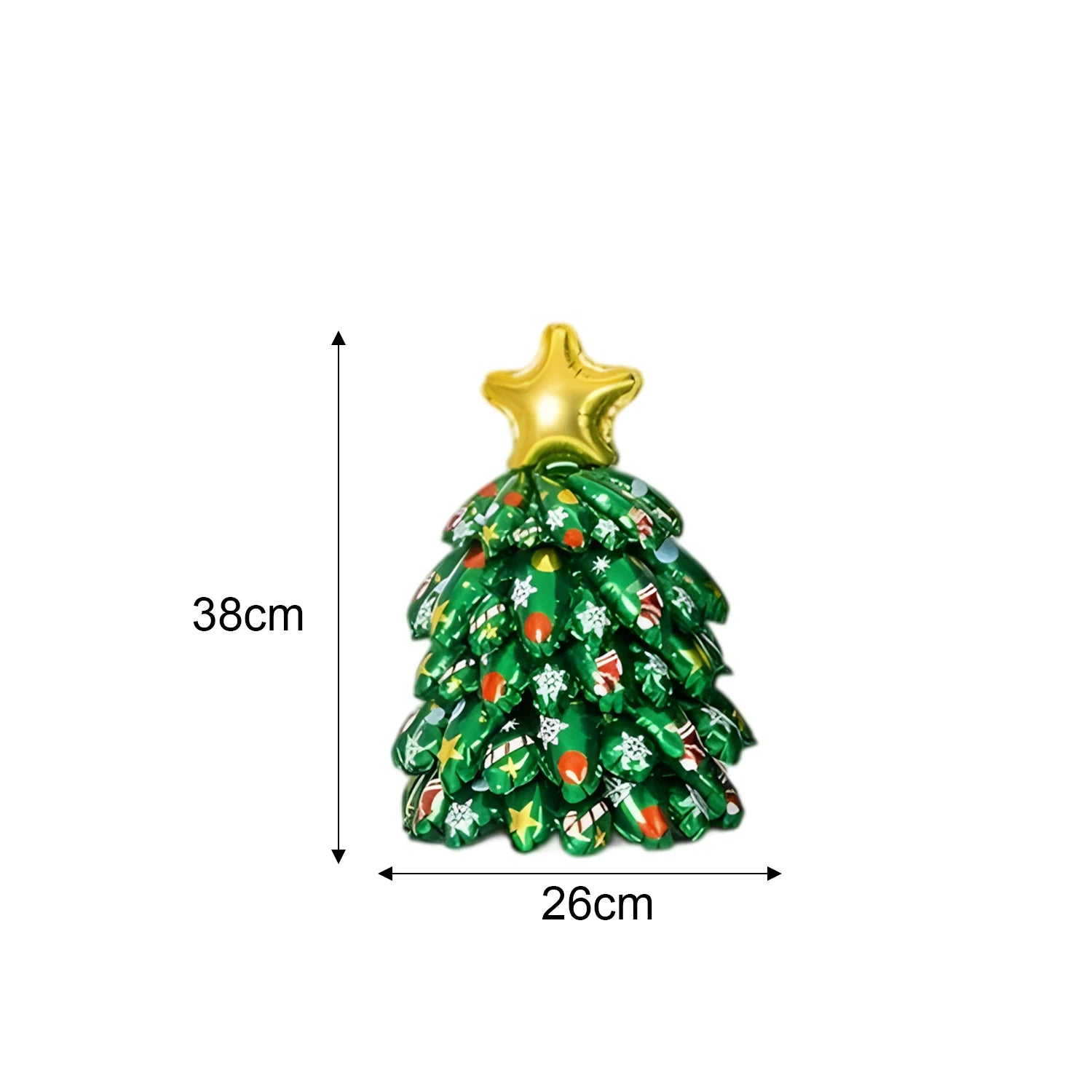 3D Große Weihnachtsbaum Luftballons Montieren Weihnachtsbaum Aluminiumfolie Ballon für Neujahr Party Home Decor Foto Requisiten Ornamente