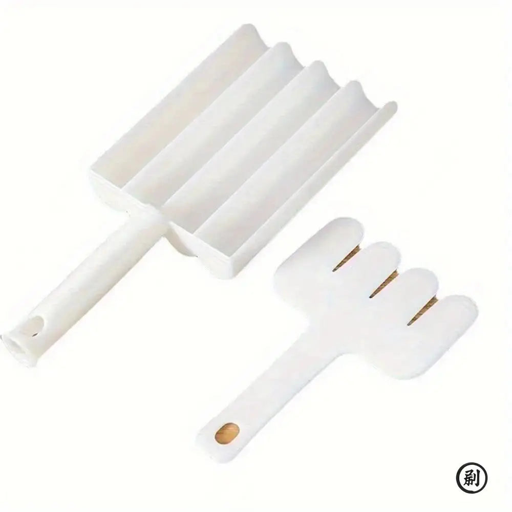 Küche vierfach Reis Fleisch Knödel Maschine, Fisch Frikadelle, Haushaltsform Kunststoff Löffel, Fleischfüllung Verarbeitung