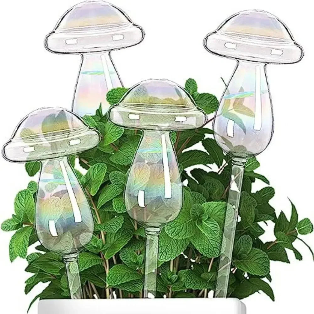 Selbstbewässerungs-Kugeln für Pflanzen – Automatisches Tropfbewässerungssystem aus Glas | 2 oder 4 Stück
