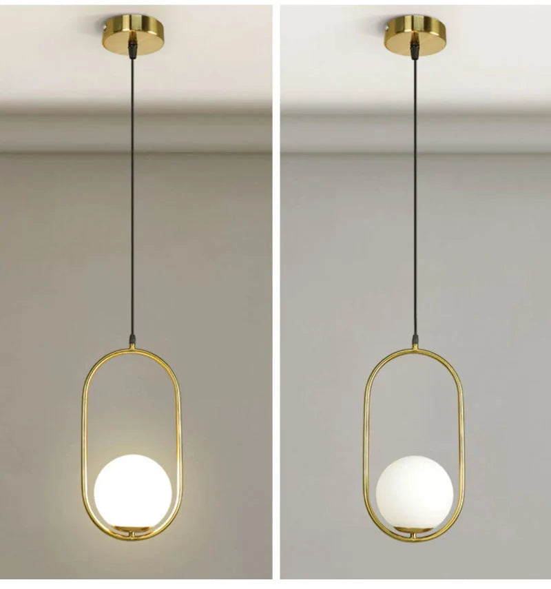 Nordische Glaskugel Pendel leuchten Messing schwarz Hängelampe modernes Wohnzimmer Esszimmer Schlafzimmer Dekor Decken leuchte Haus Lampen für Schlafzimmer Wohnzimmer Korridor Licht Balkon Lichter Decken leuchten