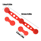 Luftfritteusen-Magnete für Pergamentpapier, Silikon-Magnet, Schnalle, Luftfritteusen-Zubehör, Liner-Halter, Ersatzteile, 3 Farben