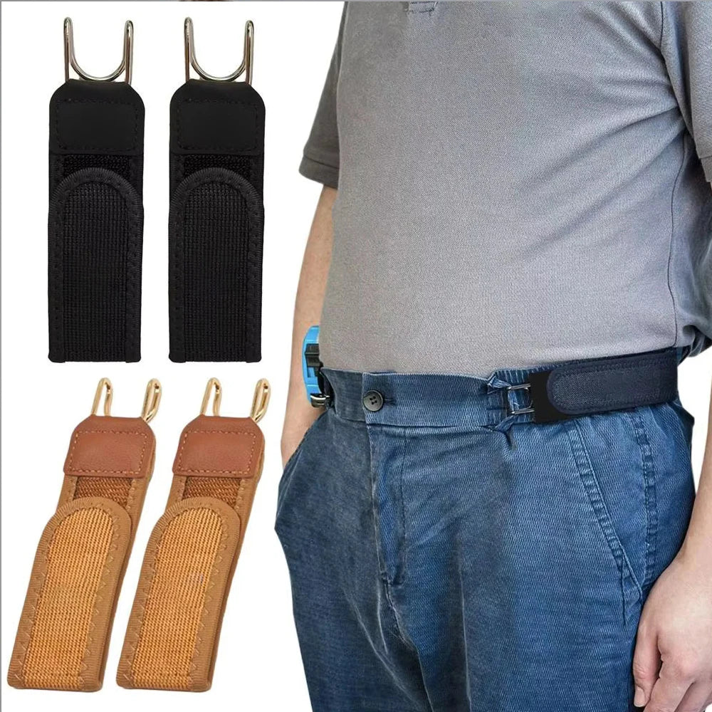 Elastischer Gürtel ohne Schnalle – verstellbar im Set