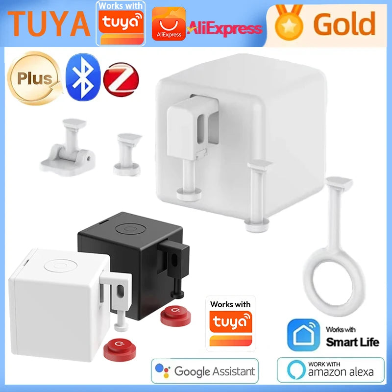 Timethinker Fingerbot Plus – Smart Button Pusher, Tuya Zigbee/Bluetooth, Alexa & Google Home