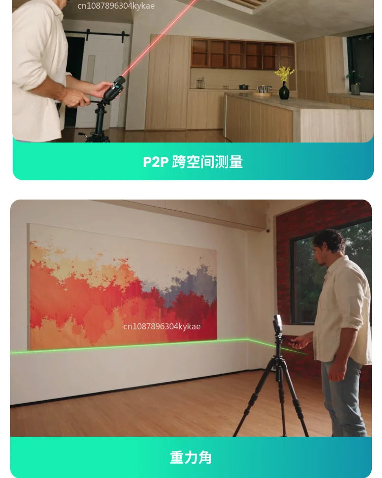 Tape1 Handlaser-Entfernungsmesser Drei-in-Eins-Multifunktions-Maßband