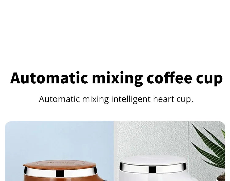 Automatische Rührbecher Becher Wiederaufladbare Tragbare Kaffee Elektrische Rühren Edelstahl Rotierenden Magnetischen Hause Trinken Werkzeuge