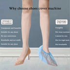Schuhüberzugspender, Einweg-Schuhüberzugspender, wasserdicht, rutschfest, Schuhüberzugspender für den Innenbereich, Schuhüberzug-Fußpedalmaschine, Laminiergerät