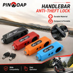Lenker-Diebstahlschloss für Motorrad, E-Bike & Roller – Kompakt, inkl. 2 Schlüssel | Pinmoap
