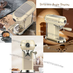 Kaffeemaschine Haushaltsgeräte Set Retro Toaster Edelstahl Elektrische Kaffeemaschine und Toaster Set