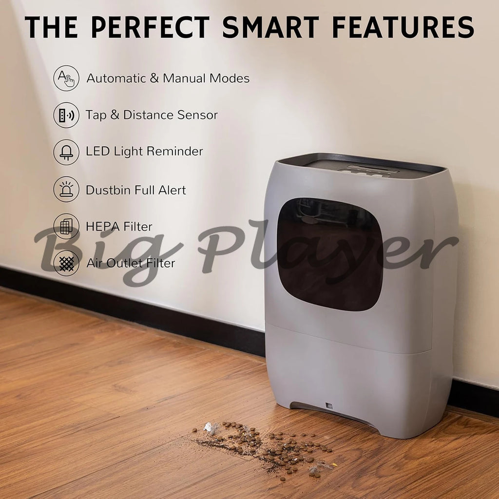 Elektrische Reinigung No Touch Vakuum Automatischer Handel Kehrschaufel Professioneller Staubsammler Mülleimer No Touch Vakuum